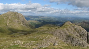 Harrison Stickle above Langdale - one of the famous Langdale Pikes